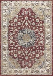 Dynamic Rugs ANCIENT GARDEN 57559-1464 Red and Ivory